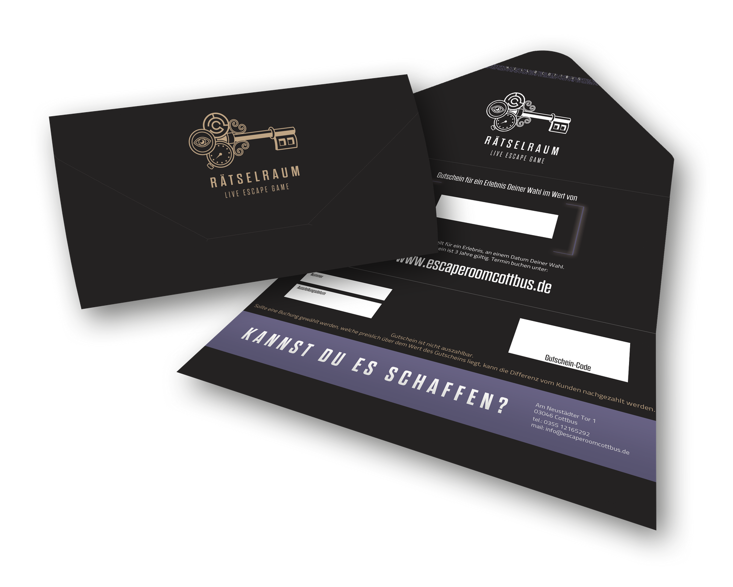 Escape Room Cottbus Geschenkgutschein